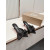 Christian Louboutin Black Satin Bow 55mm Pointed‑Toe Mule Heels