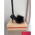 Christian Louboutin Black Feather 100mm Slingback Stiletto Sandals
