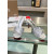 Christian Louboutin Silver Crystal Crisscross Mule Slide Sandal 100mm heel