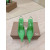 Christian Louboutin Green Patent Leather 85mm Pointed‑Toe Slingback Stiletto Heel Pumps