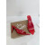 Christian Louboutin Red Mesh Crystal 70mm Pointed‑Toe Mule Heels
