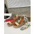 Christian Louboutin Floral Print Fabric 120mm heel Wedge Ankle‑Wrap Espadrille Sandal