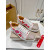 Christian Louboutin Lips‑Print Crystal‑Toe Low‑Top Lace‑Up Sneakers