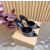 Christian Louboutin Black‑Base Dalmatian Pony Hair 100mm Stiletto Heel Mules