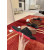 Christian Louboutin Black Mesh Logo Slide Sandals Red Rubber Outsole
