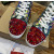 Christian Louboutin Multicolor Spike Jungle‑Print Suede High‑Top Sneakers