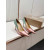 Christian Louboutin Pink‑Mint Gradient Patent 85mm Stiletto Heel Pointed‑Toe Pumps