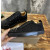 Christian Louboutin Black Textile Silver‑Spiked Low‑Top Sneakers