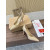 Christian Louboutin Beige Leather 85mm Sporty Kate Pointed Toe Stiletto Heel Pumps