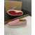 Christian Louboutin Pink Suede Crystal‑Embellished Slip‑On Sneakers