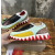 Christian Louboutin Multicolor Patchwork Spiked Slip‑On Sneakers