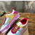 Christian Louboutin Multicolor Patchwork Spiked Low‑Top Sneakers