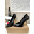 Christian Louboutin Black Patent Leather Pointed Toe 100mm heel Pumps