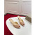 Christian Louboutin Nude Patent Peep‑Toe Kitten Heel Mules