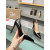 Christian Louboutin Black Patent Leather Scalloped Pointed‑Toe 100mm High Heel Pumps