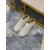 Christian Louboutin Iridescent Spike‑Decorated Slip‑On Sneakers