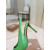 Christian Louboutin Green Patent Leather 85mm Pointed‑Toe Slingback Stiletto Heel Pumps