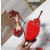 Christian Louboutin Red Patent Ankle‑Strap Platform Stiletto Heel Sandals