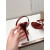Christian Louboutin Metallic Red 100mm Stiletto Heel Slingback Sandals