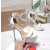 Christian Louboutin White Patent 150mm Platform Ankle‑Strap Heel Sandals