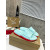 Christian Louboutin Mint Green Stud‑Embellished CL Logo Slide Sandals