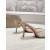 Christian Louboutin Beige Mesh Crystal‑Embellished 85mm Peep‑Toe Stiletto Heel Mules