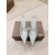 Christian Louboutin White Patent Leather 100mm Stiletto Heel Slingback Pumps