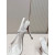 Christian Louboutin White Patent Leather 100mm Stiletto Heel Slingback Sandals