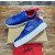 Christian Louboutin Blue Satin Crystal Spiked Low‑Top Sneakers