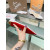Christian Louboutin Clear PVC White Crystal Pointed‑Toe Flat Pumps