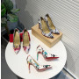 Christian Louboutin Graffiti‑Print Pointed Toe 100mm Stiletto heel Pumps