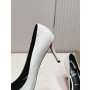 Christian Louboutin White Patent Leather 85mm Stiletto Heel Pointed‑Toe Pumps