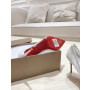 Christian Louboutin White Mesh 80mm Apostropha Crystal‑Embellished Pointed Toe Heel Pumps