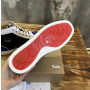 Christian Louboutin Color‑Block Patent Suede Canvas High‑Top Sneakers