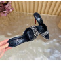 Christian Louboutin Black‑Base Dalmatian Pony Hair 100mm Stiletto Heel Mules