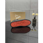 Christian Louboutin Black Suede‑Leather Mix Low‑Top Fashion Sneakers
