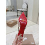 Christian Louboutin Nude Patent 85mm Pointed‑Toe Heel Slingback Pumps
